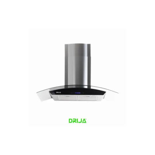 Extractor de Grasa Drija | 2 Bombillos Led | 2 Chimeneas | Panel Touch | Negro