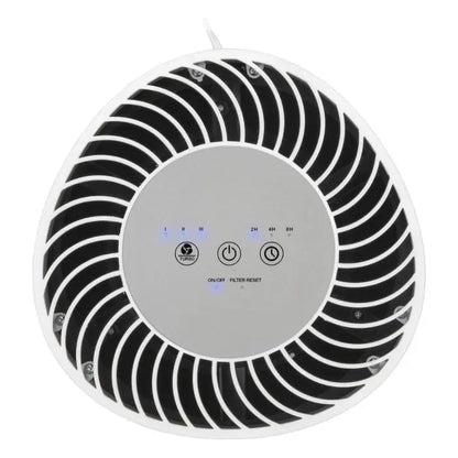 Purificador de aire de torre 22" 4-en-1 | GermGuardian AC4825E | con filtro HEPA y esterilizador de luz UV-C, gris