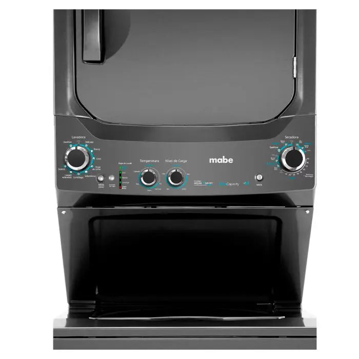 Centro De Lavado Mabe Diamond | Gas | 24KG | 120V | 3 Velocidades De Lavado | Gris