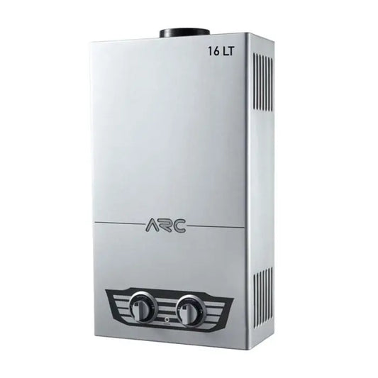 ARC Gas Water Heater | 40 kW | 20 liters | Battery Indicator | Silver